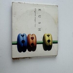 Vintage Rush CD Different Stages Live 1998 Progressive Rock Album 2-Disc Set